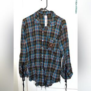 Savage X Fenty Multicolor Plaid Shirt